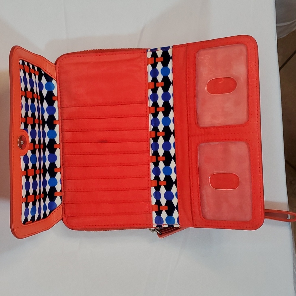 Women's Vera Bradley Clutch Orange - Picture 3 of 4